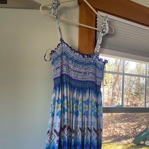Patterned Beach Dress